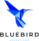 bluebird advertising bird logo